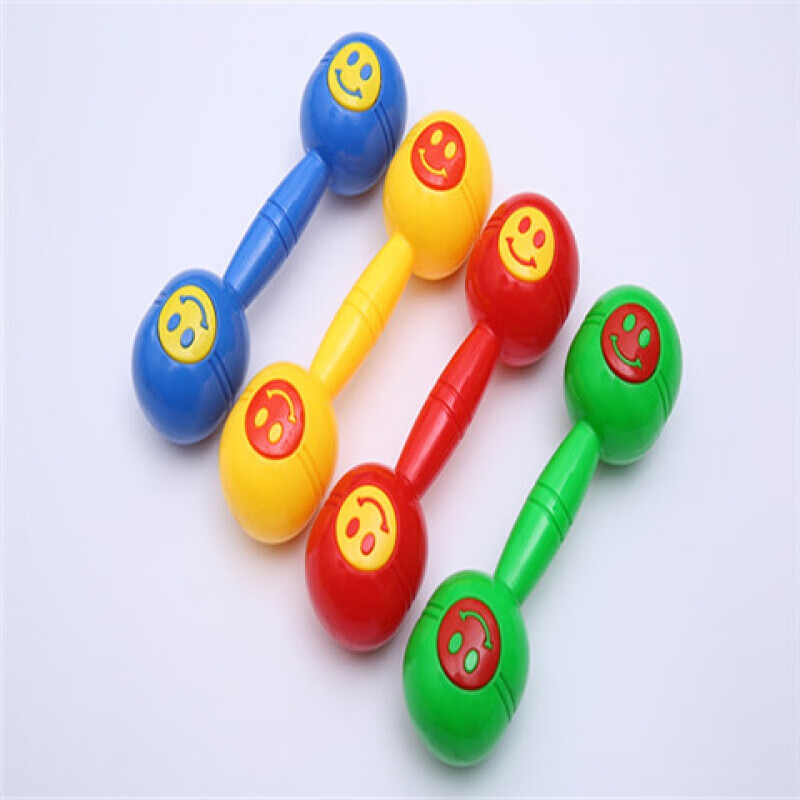 r儿童哑铃幼儿园早操器械做操有声塑料哑铃舞蹈早操用品卡尼拉 红色2