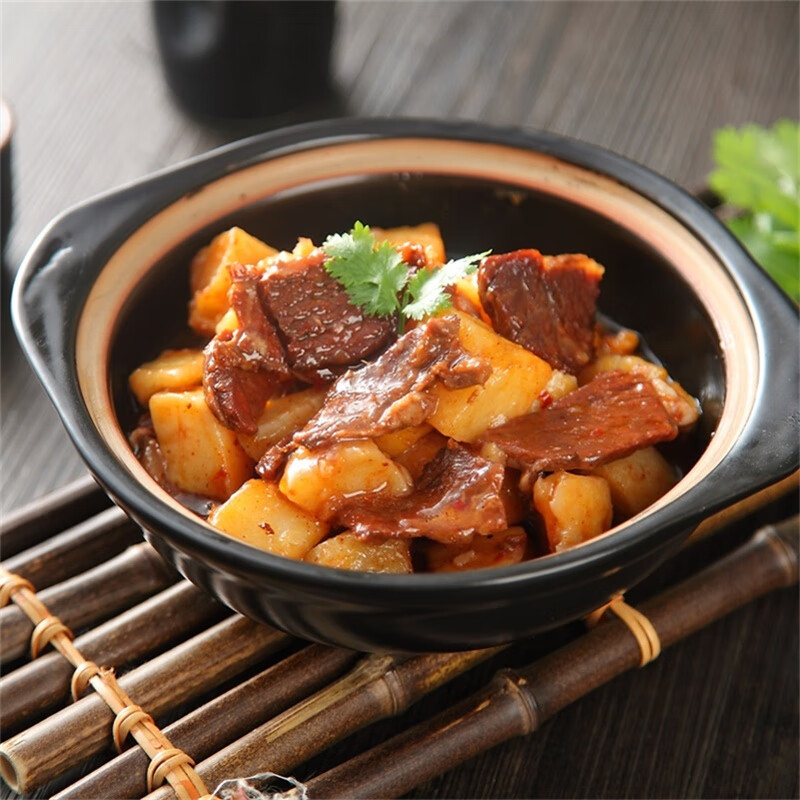 虎钢馋土豆牛肉盖浇饭速食冷冻料理包简餐快餐半成品菜即食 1袋(200克