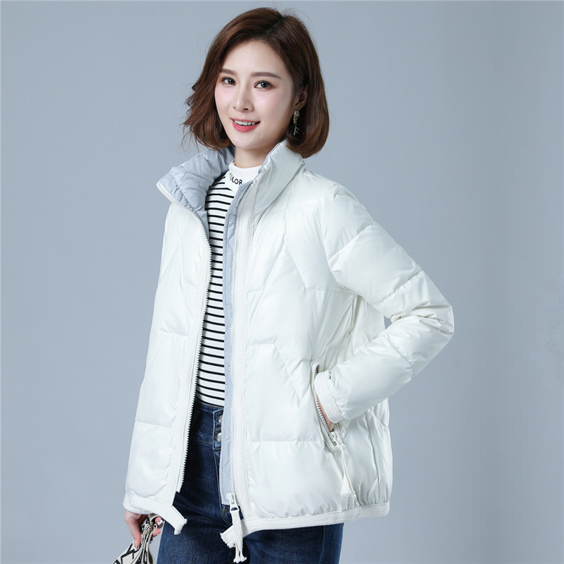 南极人 轻奢高端品牌轻薄羽绒服女短款2021新款韩版时尚显瘦立领小
