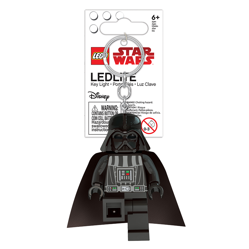 乐高（LEGO）文具玩具 星球大战系列-达斯维达发光钥匙扣 生日礼物儿童玩具开学礼物耐用儿童节情人节环保 60元