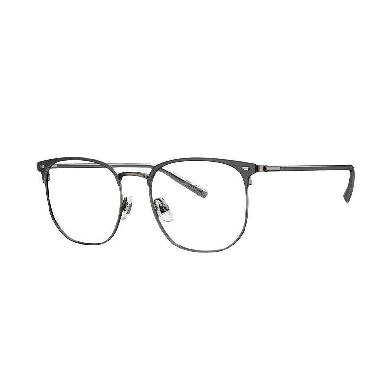 BOLON暴龙眼镜2020年光学镜镜架王俊凯同款眼镜框BJ7130 B10-深枪/哑黑