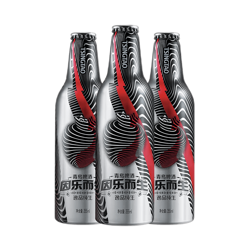 逸品纯生9度因乐而生铝瓶箱啤 355ml*12
