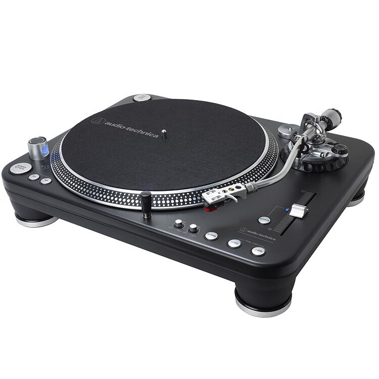 铁三角(audio-technica)黑胶唱片机直驱式专业复古留声机dj打碟 经典