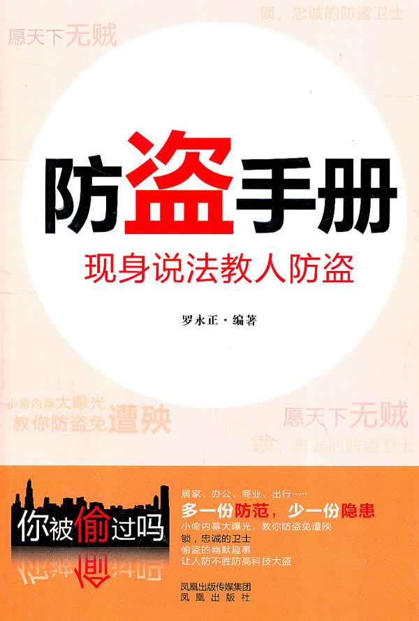 防盗手册：现身说法教人防盗 【正版图书，放心购买】