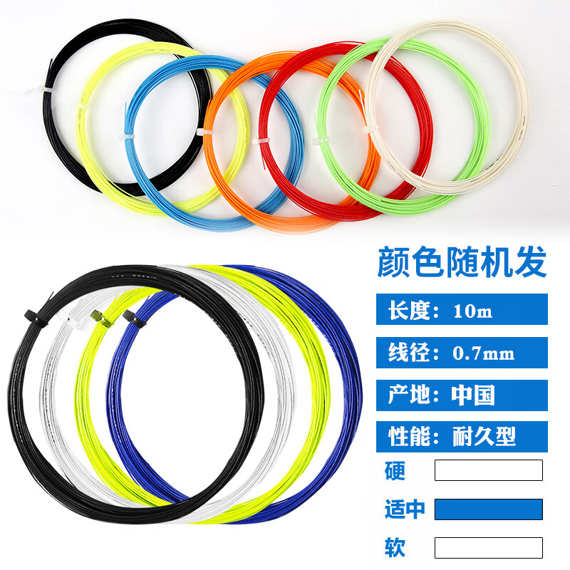 威克多（VICTOR）【赠品】随主订单发货 颜色/款式均随机发羽毛球线 耐打羽毛球线【穿线用】 颜色默认随机(有需求请备注 )