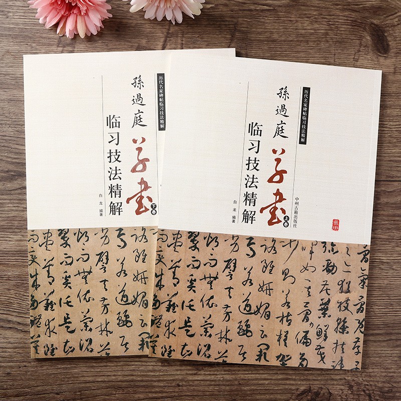 正版 孙过庭草书临习技法精解 历代名家碑帖 全2册 孙过庭书谱 孙过庭书法入门教程