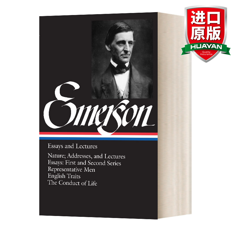 Ralph Waldo Emerson Essays and Lectures 英文原版 爱默生散文集与讲演录 精装 英文版 进口英语原版书籍