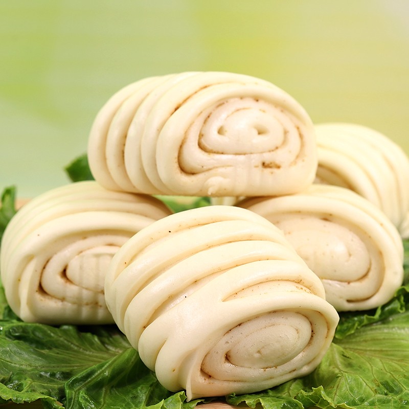 回乡斋葱油小花卷北方面点手工香葱咸味速冻速食早餐馒头加热即食早点