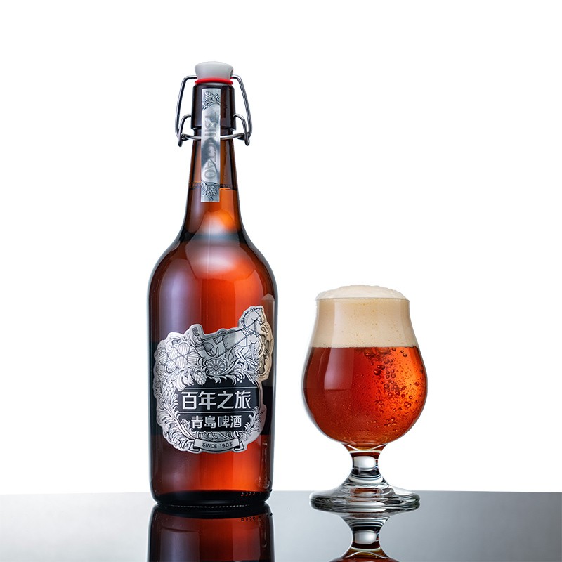 青岛啤酒 (tsingtao)百年之旅大师酒限定15度815*1礼盒装年货送礼 两