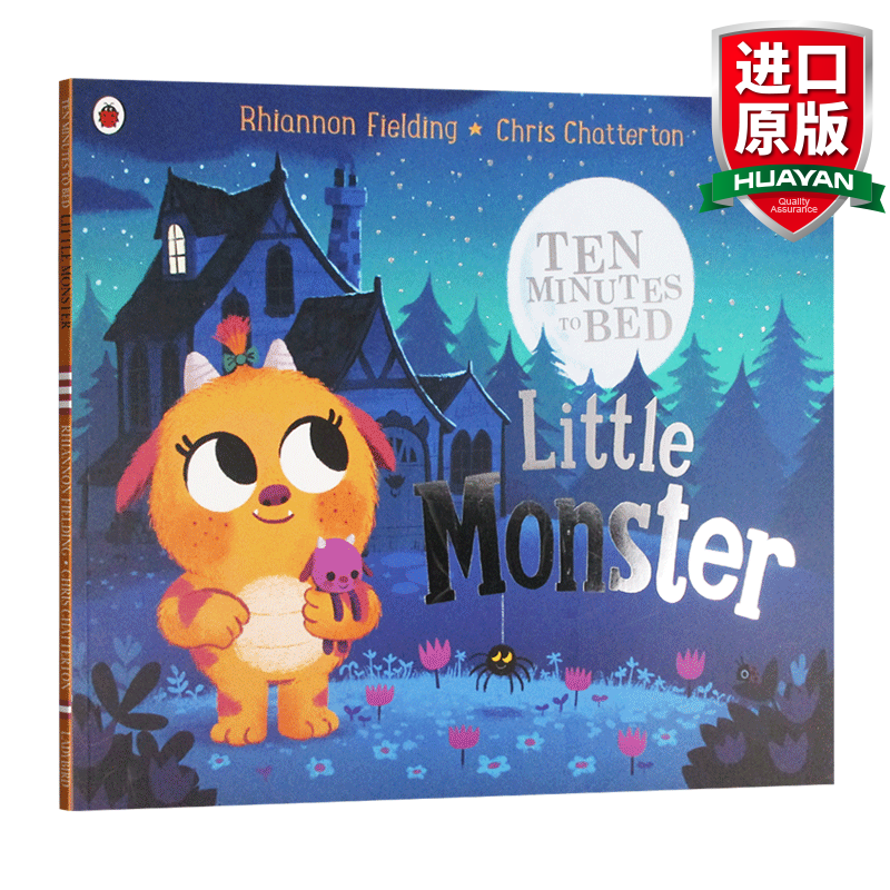 英文原版 小怪兽 ten minutes to bed little monster 十分钟睡前故事