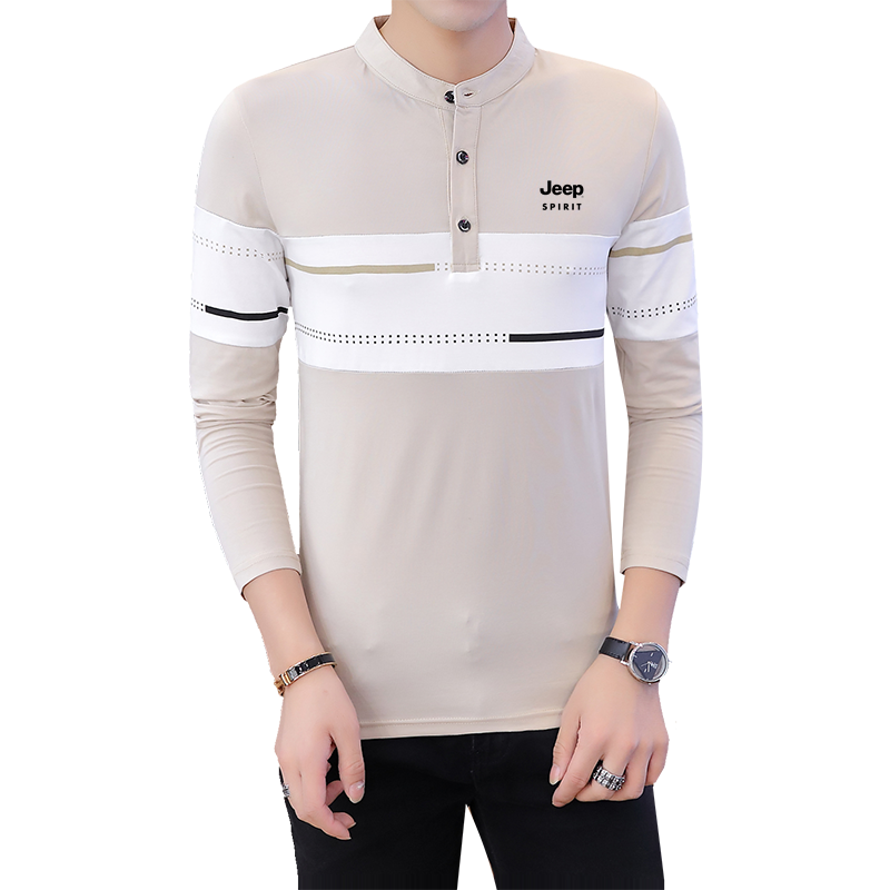 百亿补贴:JEEP SPIRIT吉普衬衫男长袖衬衣男士工装秋冬款休闲宽松薄外套百搭翻领上衣 卡其色 L (110-125斤)89元