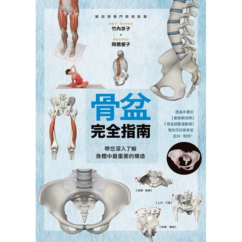预订台版 骨盆完全指南 详细图解解剖学 保健养生