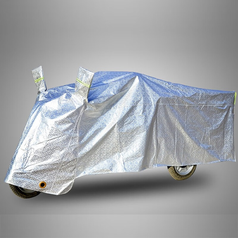 宋林森老年代步电动三轮车衣雨棚车罩适用于三轮摩托车罩车套雨披防晒防 三轮车用 XL总长2.15-2.35宽1.1米