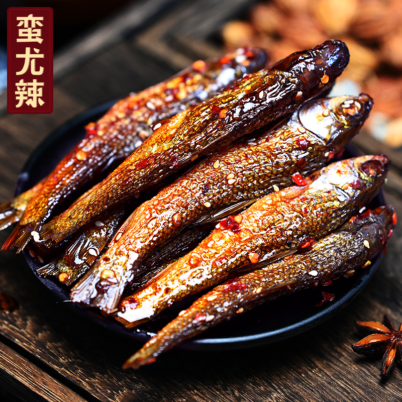蛮尤辣(manyoula) 湖南小吃麻辣烟熏手撕鱼 开袋即食火焙鱼网红小吃