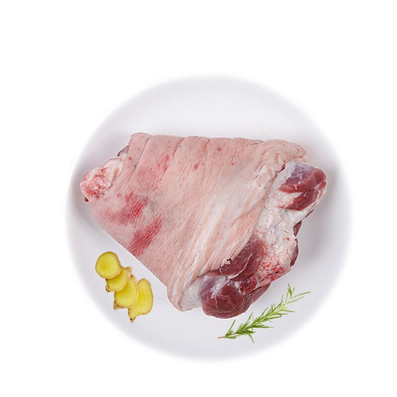 魃鲜 黑毛土猪猪蹄膀猪肘子 黑猪肉猪肘肉烧烤卤煮食材 约1000g