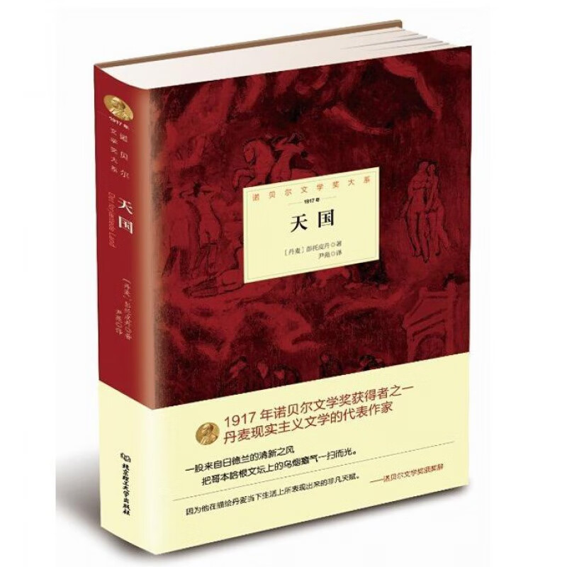 诺贝尔文学奖大系-天国 精装 世界名著读物 诺贝尔文学奖作品得主 丹麦 彭托皮丹著 经典书籍书