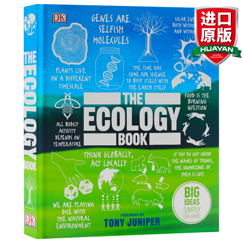 英文原版 DK生态学百科图解 The Ecology Book DK人类的思想百科丛书 科普百科怎么样,好用不?