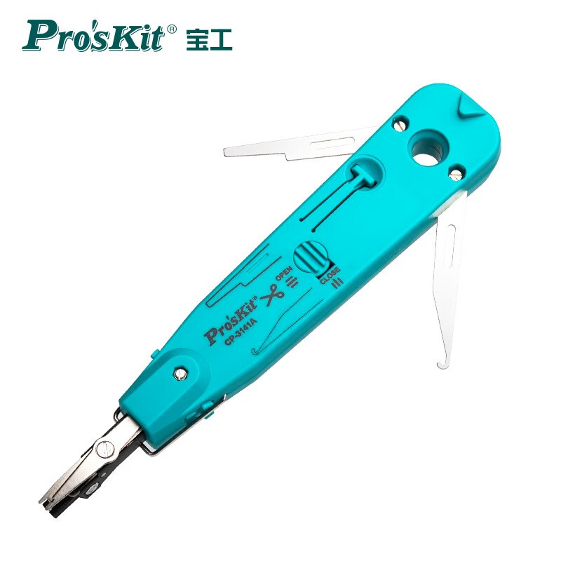 宝工（Pro’sKit）CP-3141A KRONE 110端子板压线器（带锁扣）打线刀网络模块