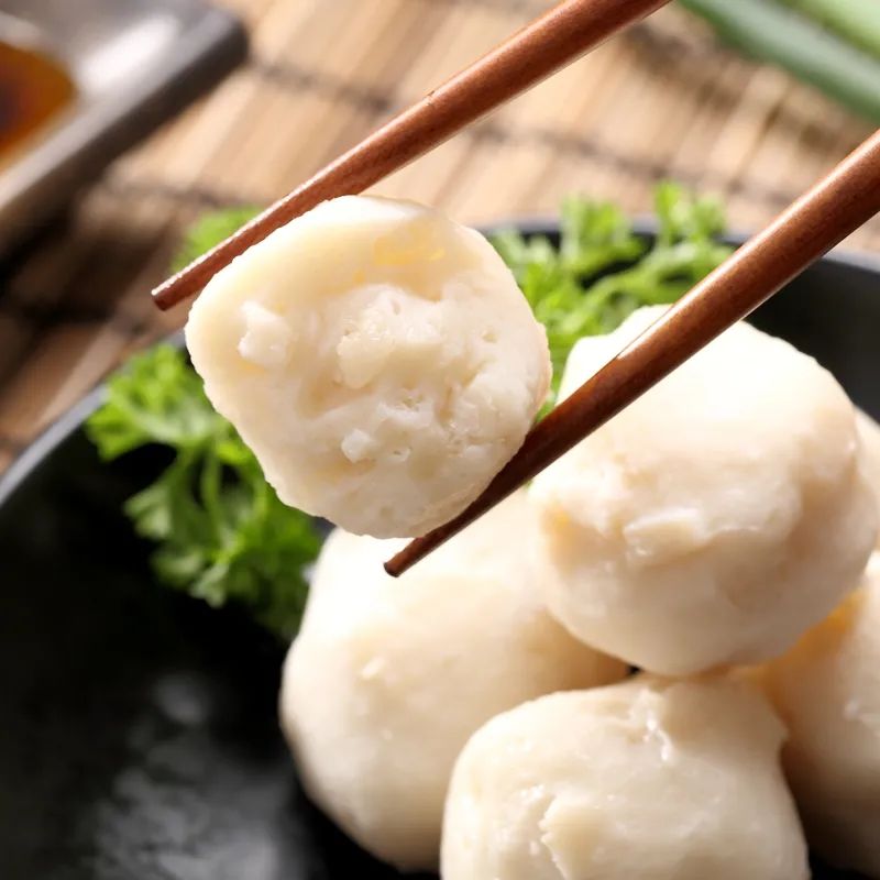 富馨香墨鱼丸爆汁鱼豆腐丸火锅麻辣烫关东煮冷冻油炸小吃食材 富馨香