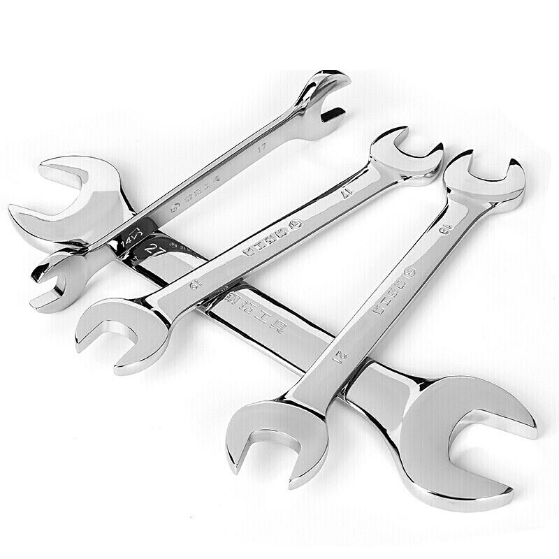 恩宝乐开口扳手呆扳手工具套装双头 薄固定8-10 14-17开口叉口扳手 6x