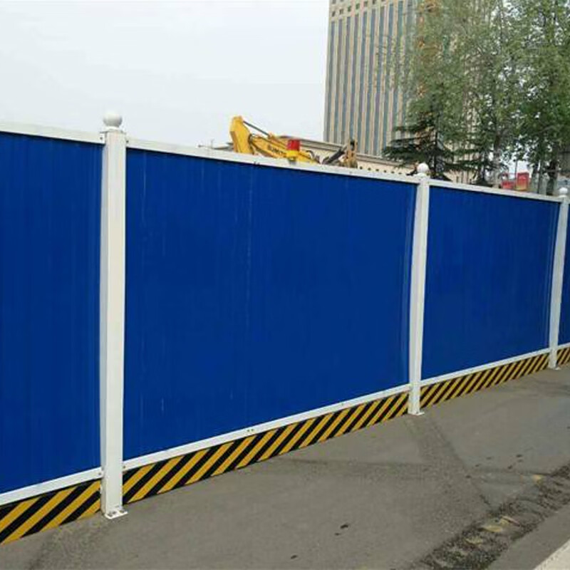 彩钢泡沫夹心围挡市政建设道路施工隔离围栏工程临时围蔽挡板定制