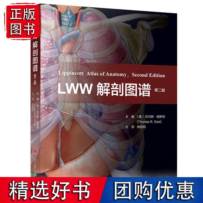 【正版】 LWW解剖图谱（第2版）