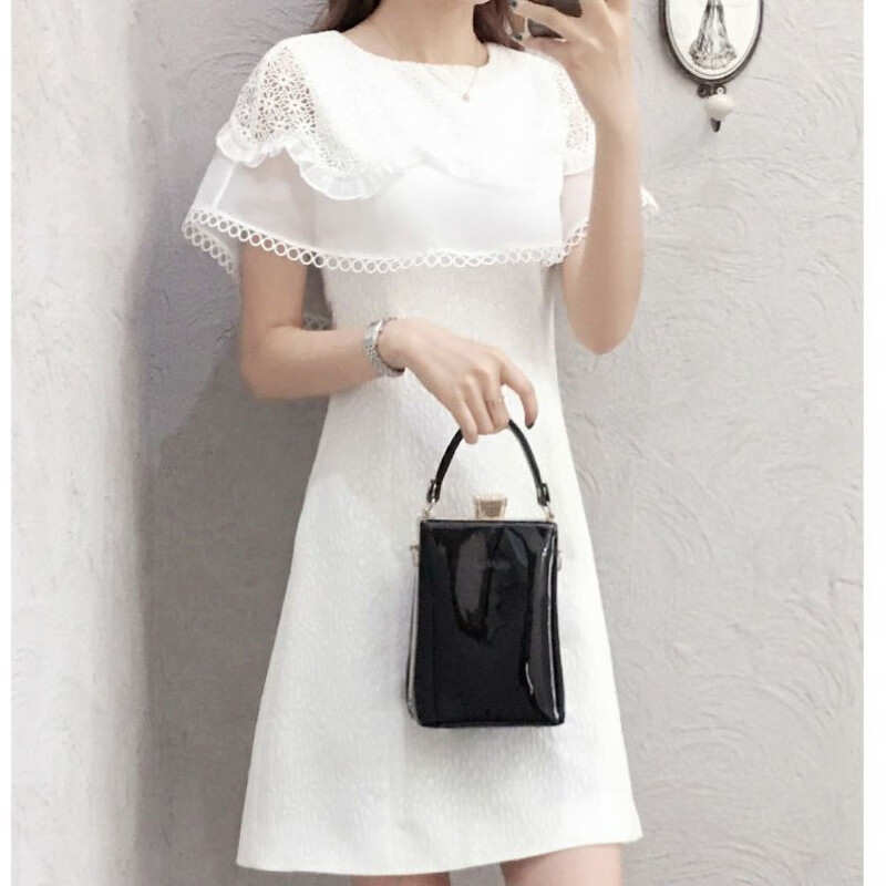 宫柒尓18嵗成人礼女礼服少女连衣裙主持人演出服平时可穿轻奢法式小