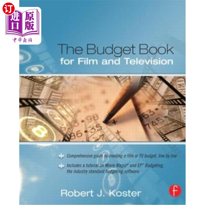 海外直订the budget book for film and television 电影电视预算书