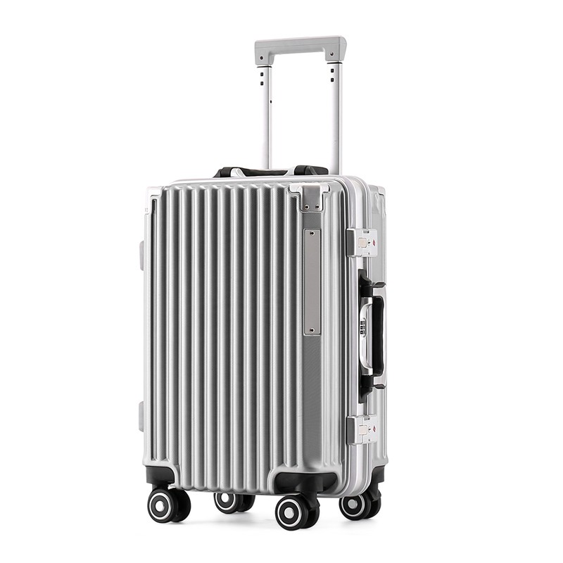 x.pie)路易雪莱拉杆箱登机箱旅行箱9623 银色 标配