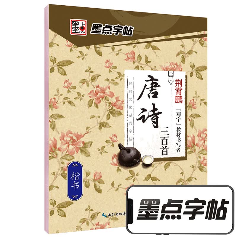 墨点字帖楷书字帖成人练字大学生速成古诗词练字帖三百首初学者手写体钢笔荆霄鹏硬笔书法临摹正楷字帖 经典文化系列唐诗