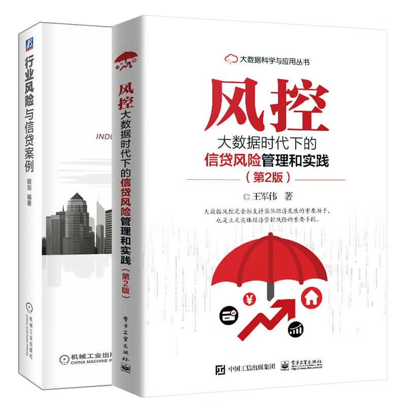 风控 大数据时代下的信贷风险管理和实践 第2版+行业风险与信贷案例 2本图书籍