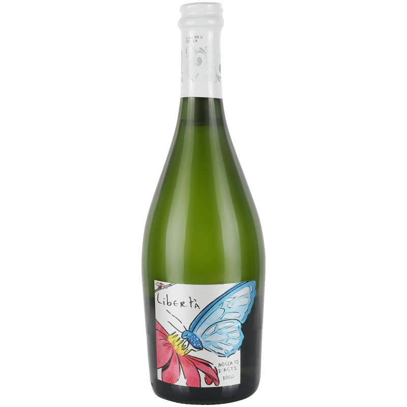 拍3件 LIBERTA起泡酒意大利DOCG莫斯卡托Moscato Asti气泡白葡萄酒无香槟酒杯 单支装（750ml） 173元（合57.67元/件)