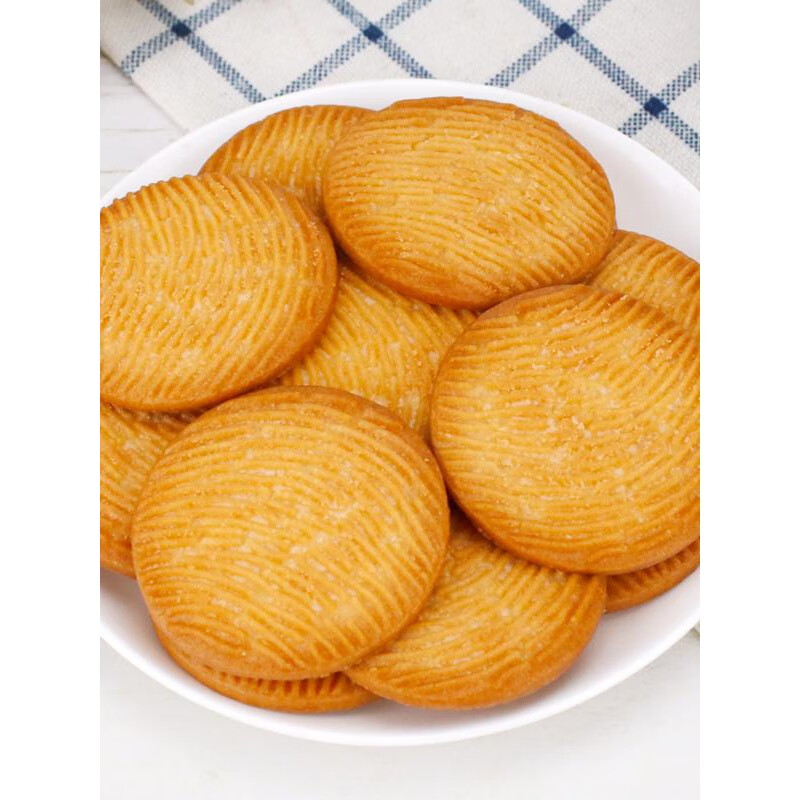 嘉士利猴頭菇薄脆餅干1.05kg盒裝0糖山藥餅干早餐代餐零食猴頭菇 猴頭菇酥性餅干1.05kg*2盒