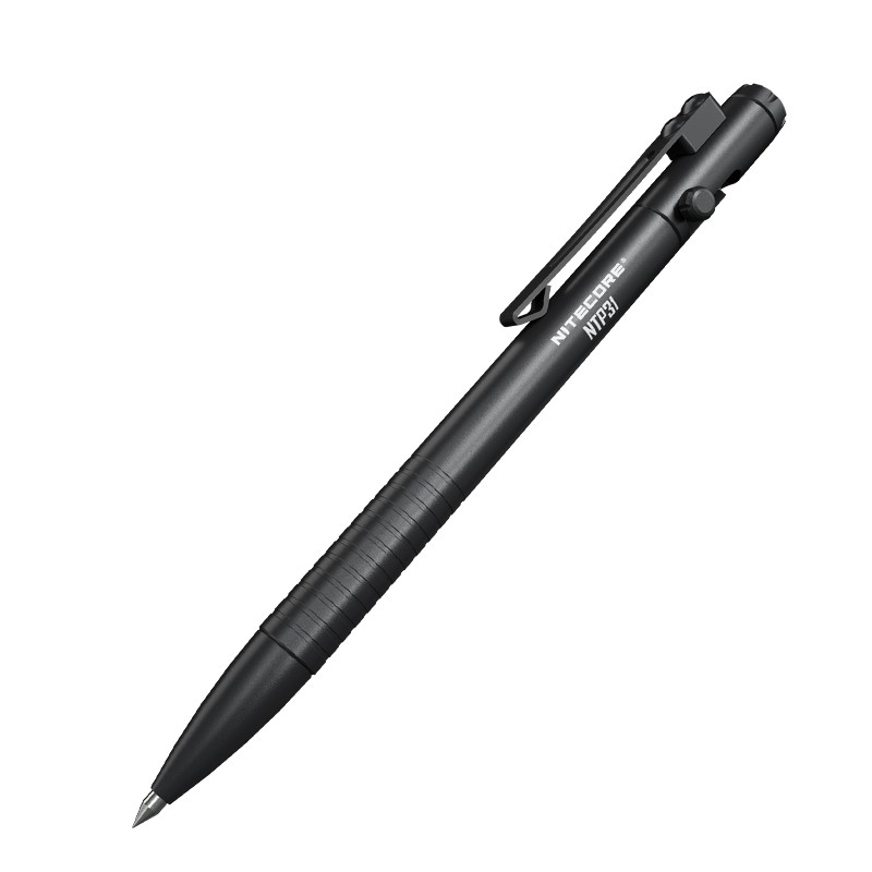 奈特科尔（NITECORE）NTP31 多功能铝合金双向枪栓战术笔 便携防卫应急书写笔 NTP31黑色