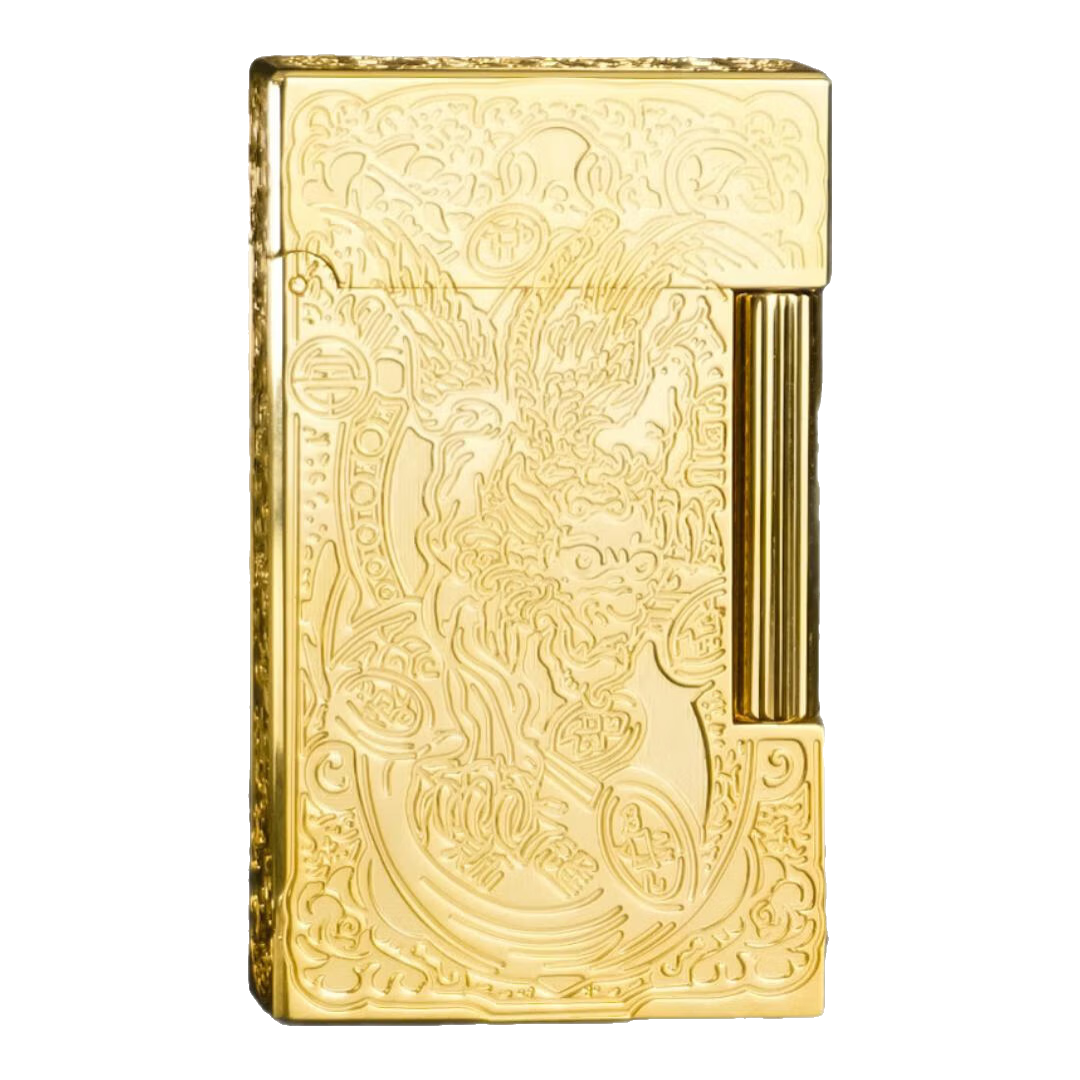 佐羅充氣打火機朗聲氣機ZL5黃銅材質(zhì)高檔情人節禮物送男朋友輕奢 貔貅進(jìn)寶-側滑ZL5朗聲氣機