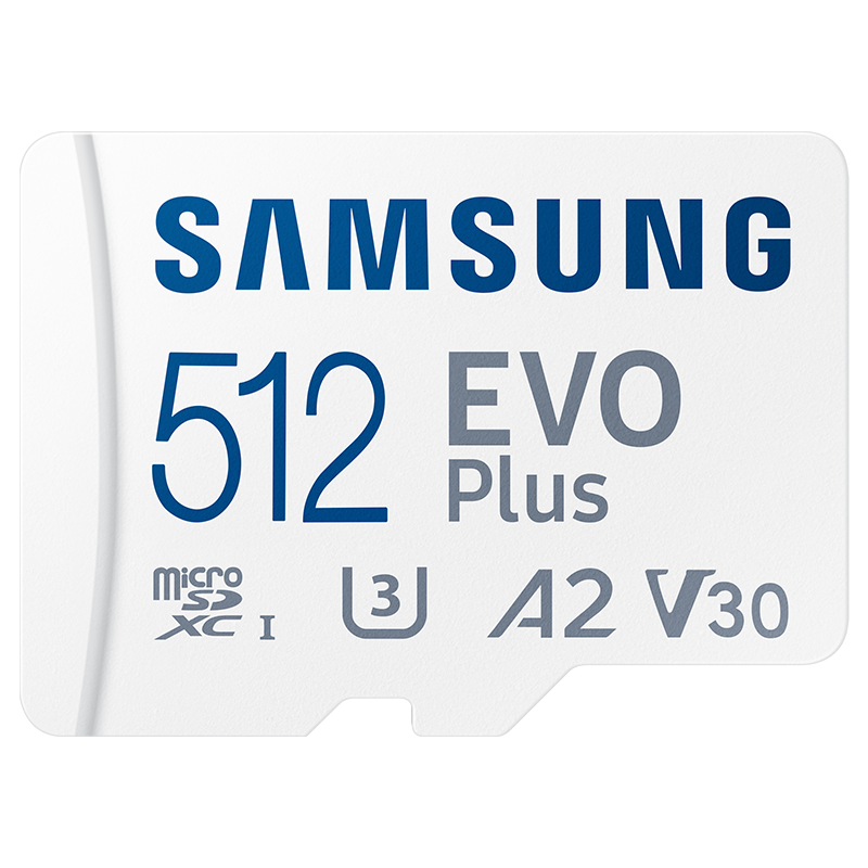 三星（SAMSUNG）512GB TF（MicroSD）存储卡EVO Plus U3 V30 A2读130MB/s高速游戏机平板内存卡 334元