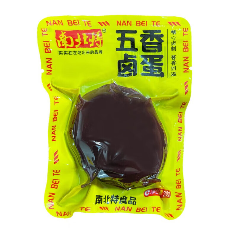 南北特五香卤蛋鸡蛋无壳休闲零食小吃独立包装 30g*10枚