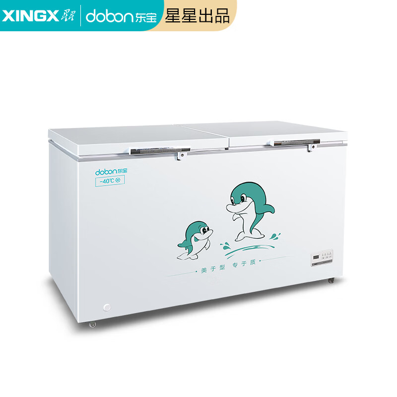 东宝(dobon) 商用卧式冰柜 单温单箱冰箱 电脑控温冷藏冷冻转换冷柜