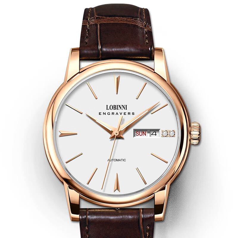 斯普特尼克(sputnik)罗宾尼系列手表男士全自动机械表商务背透防水双