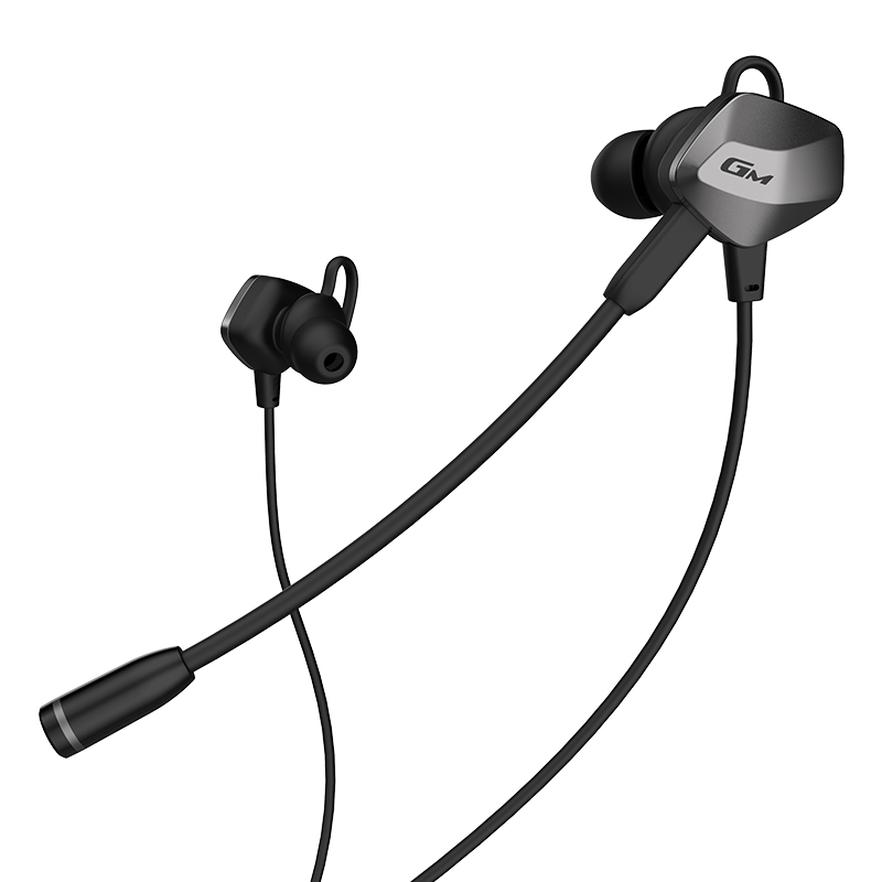 漫步者(EDIFIER) HECATE GM430 入耳式双动圈游戏耳机带麦 电脑手机直播耳麦 吃鸡耳机 黑色