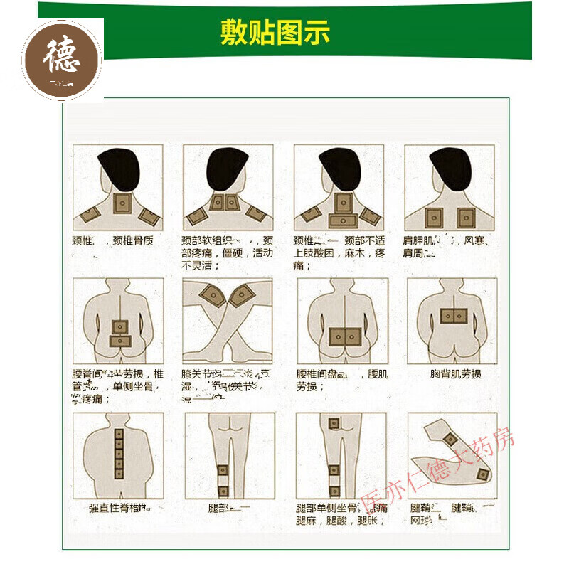 绿霸王【京好货】电极贴片医冷敷贴(原绿霸王痛麻健康贴透骨贴) 一盒(15贴/盒)(新包装)