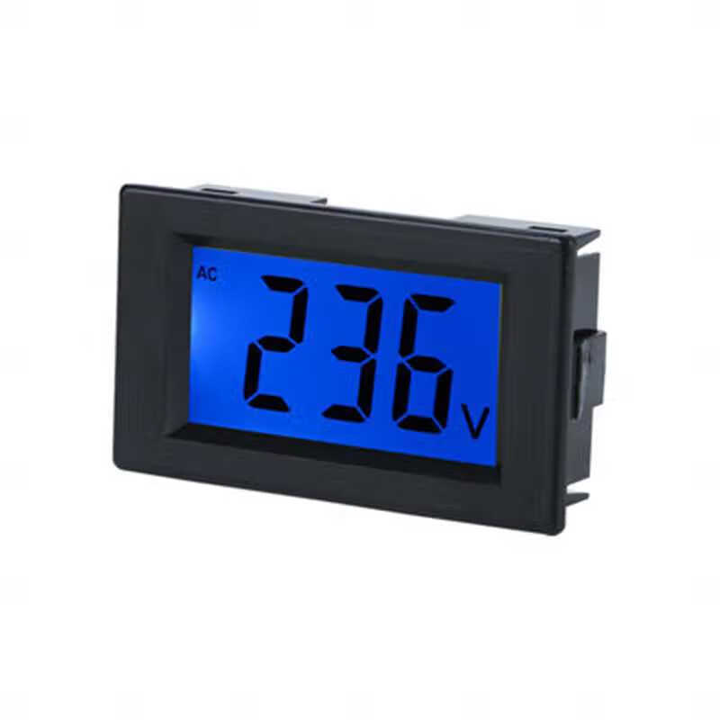 d85-20/120小型交流电压表数显220v数字表头ac380v液晶电压显示器