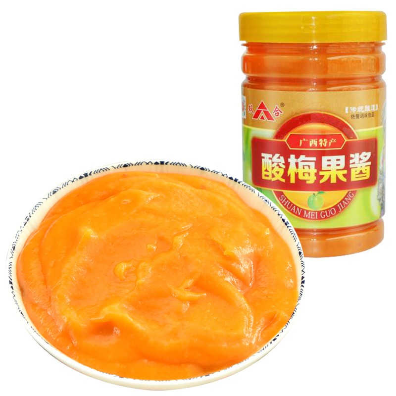 双合酸梅果酱500g 酸梅酱甜酸梅酱烧鸭料冰花梅子酱叉烧烧鹅乌梅子酱