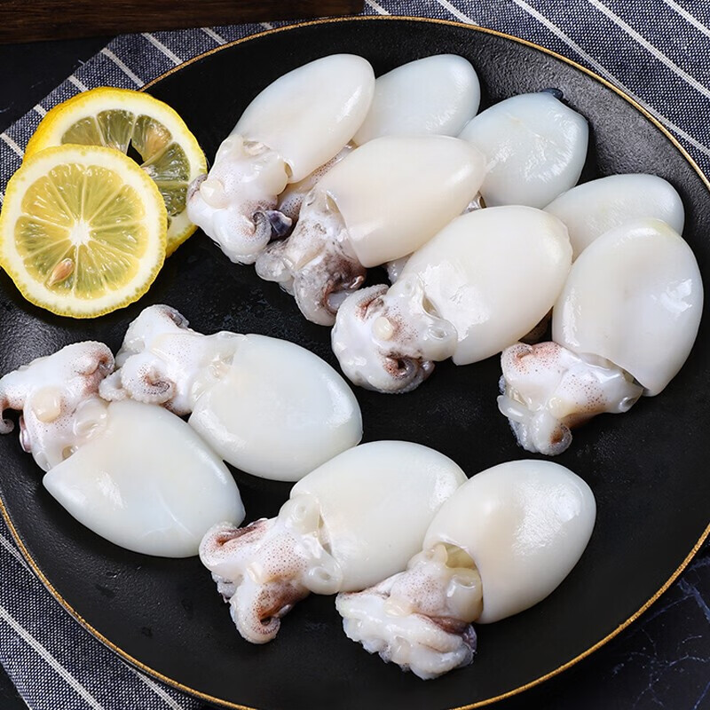 伯贤 棠鲜生 新鲜墨鱼仔小鱿鱼 海鲜水产 425g