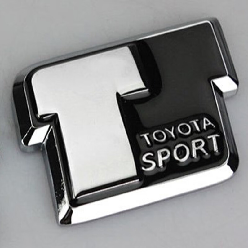 标跃(biao yue)适用丰田trd车贴锐志威驰卡罗拉车标中网标志后尾标