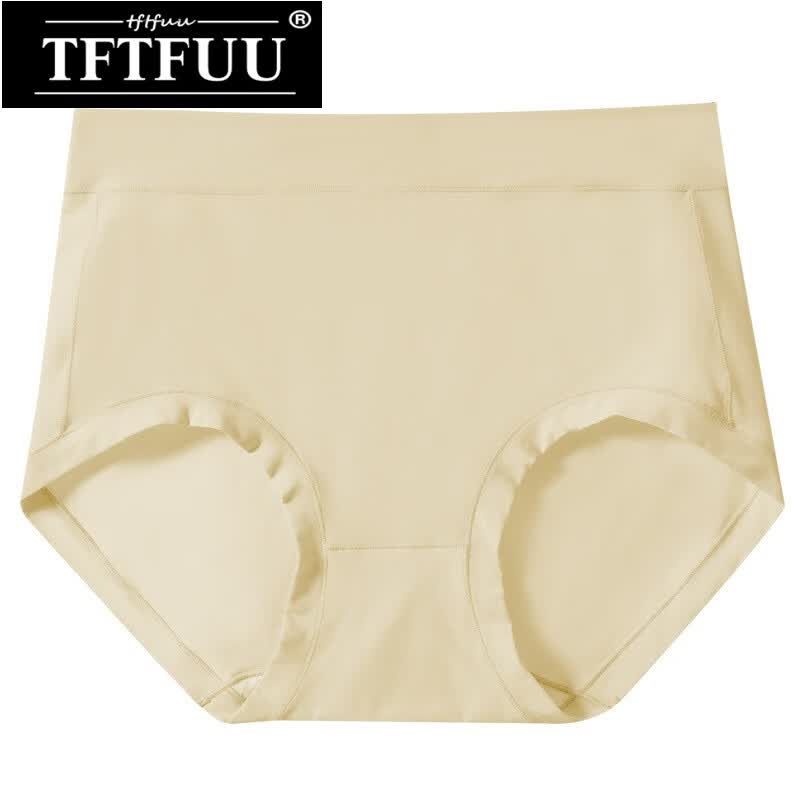 tftfuu新款内裤女夏中腰大码收腹包臀大弹力桑蚕丝底档裸感无痕内裤