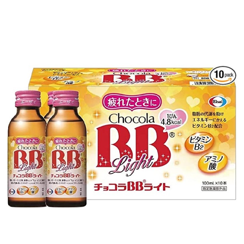 【日本直发 jd快递】chocola bb 促进 100ml x 10瓶补充维生素疲劳