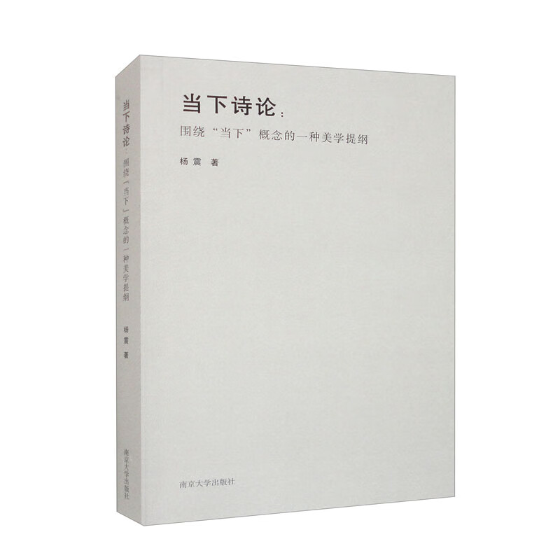 当下诗论：围绕“当下”概念的一种美学提纲怎么看?