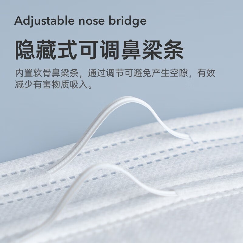掌护医用外科口罩医用防尘一次性口罩独立包装潮流高颜值灭菌级口罩 蓝色100只【独立包装】