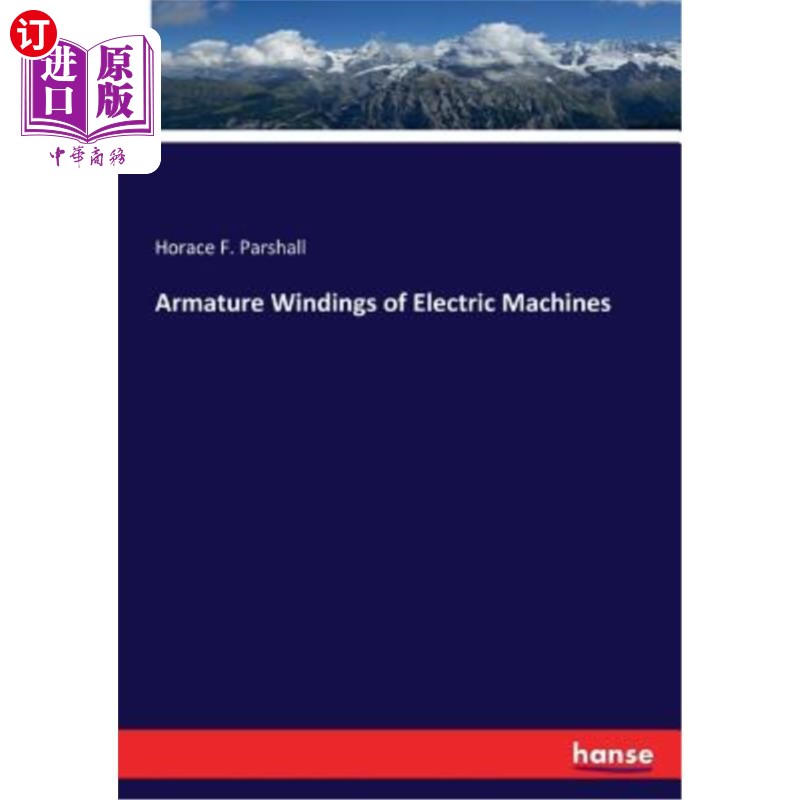 海外直订armature windings of electric machines 电机电枢绕组